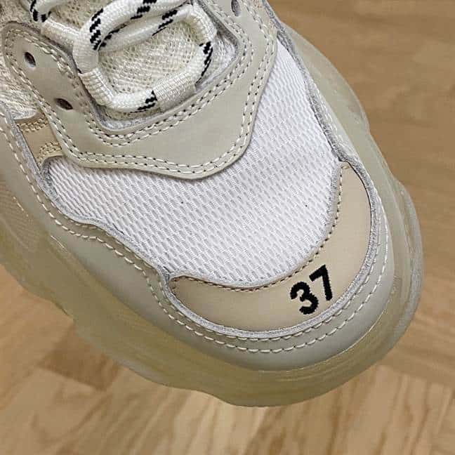 BALENCIAGA MEN'S TRIPLE S SNEAKER CLEAR SOLE - BB201