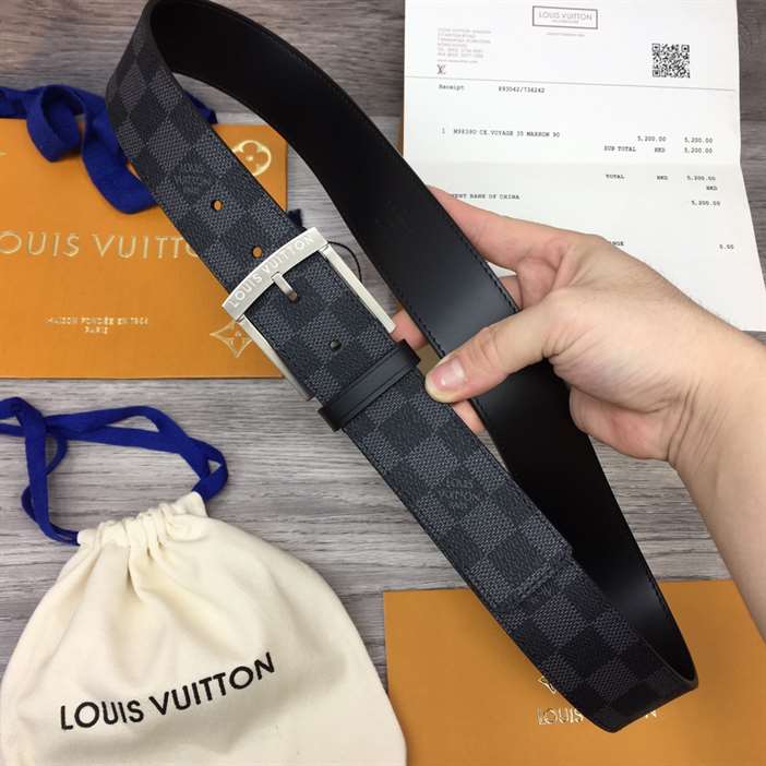 LOUIS VUITTON DOWNTOWN 40MM BELT - B164