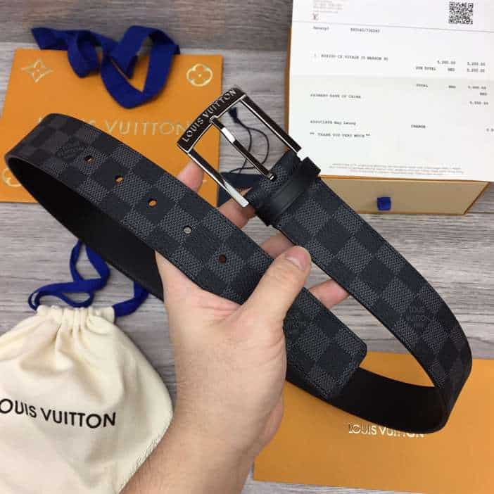 LOUIS VUITTON DOWNTOWN 40MM BELT - B163