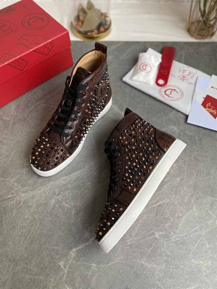 CHRISTIAN LOUBOUTIN HIGH TOP SNEAKER - CL151