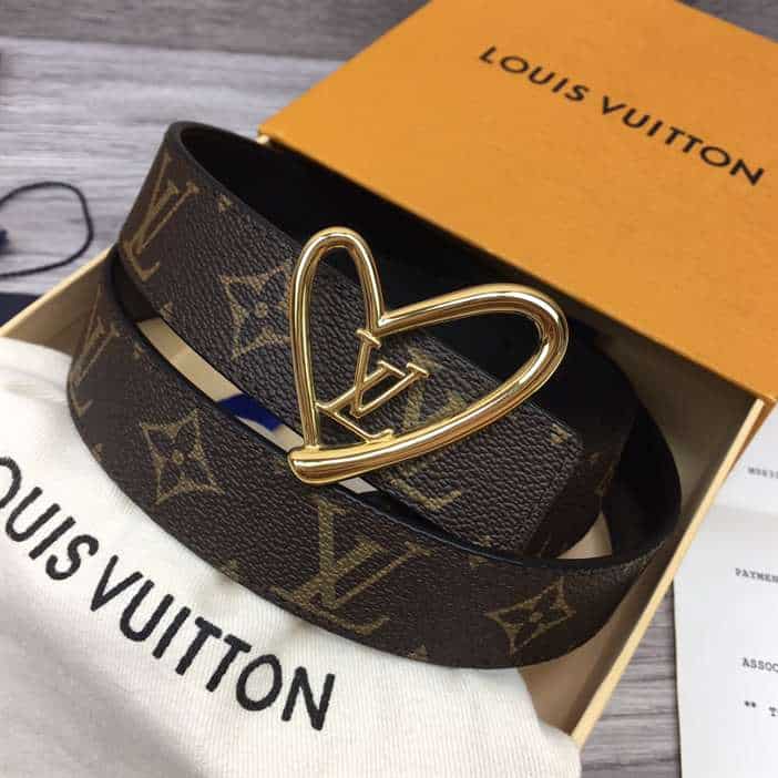 LOUIS VUITTON HEART BELT - B175