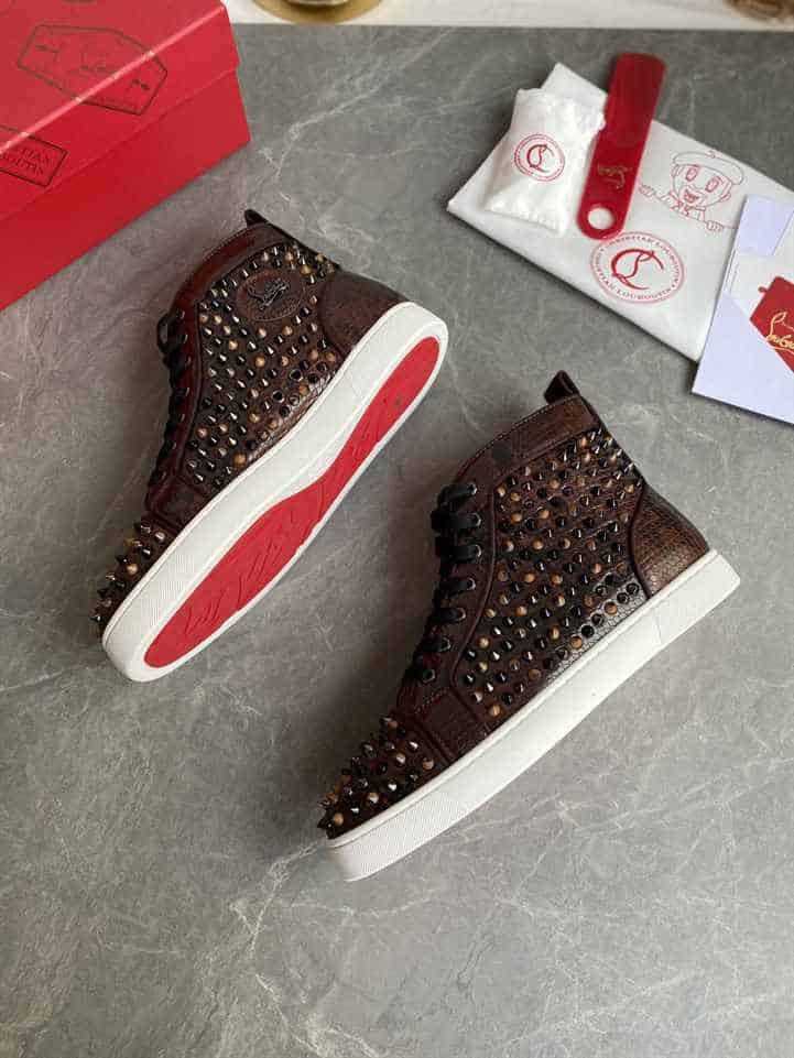 CHRISTIAN LOUBOUTIN HIGH TOP SNEAKER - CL151