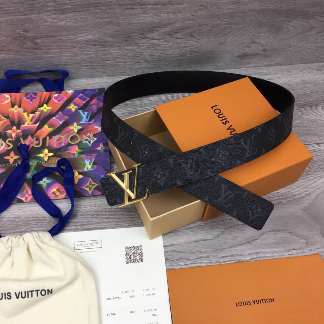 LOUIS VUITTON PYRAMIDE 40MM REVERSIBLE BELT - B180