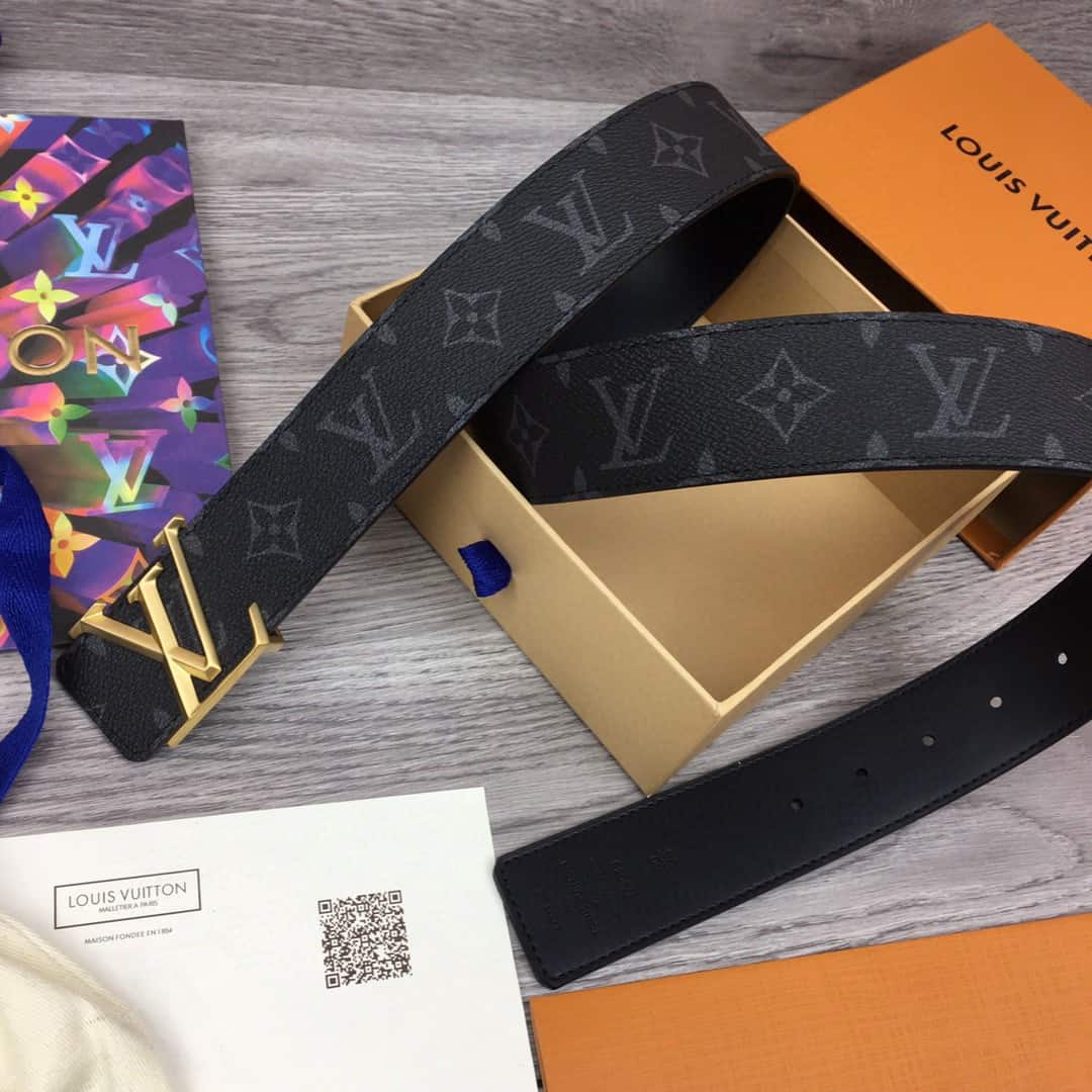 LOUIS VUITTON PYRAMIDE 40MM REVERSIBLE BELT - B180