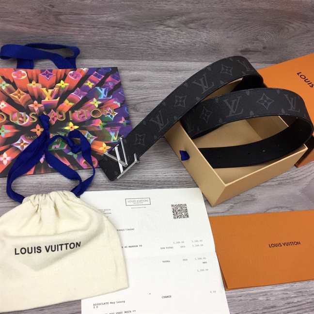 LOUIS VUITTON PYRAMIDE 40MM REVERSIBLE BELT - B178