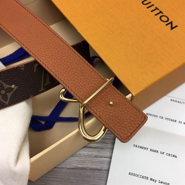 LOUIS VUITTON ICONIC 30MM REVERSIBLE BELT - B185