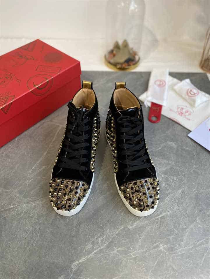 CHRISTIAN LOUBOUTIN HIGH TOP SNEAKER - CL150