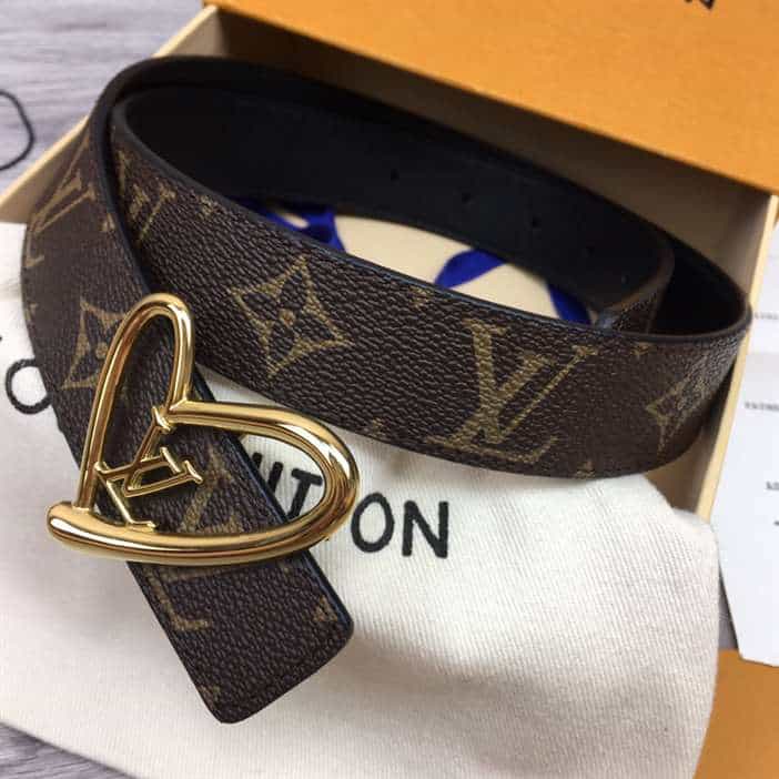LOUIS VUITTON HEART BELT - B175