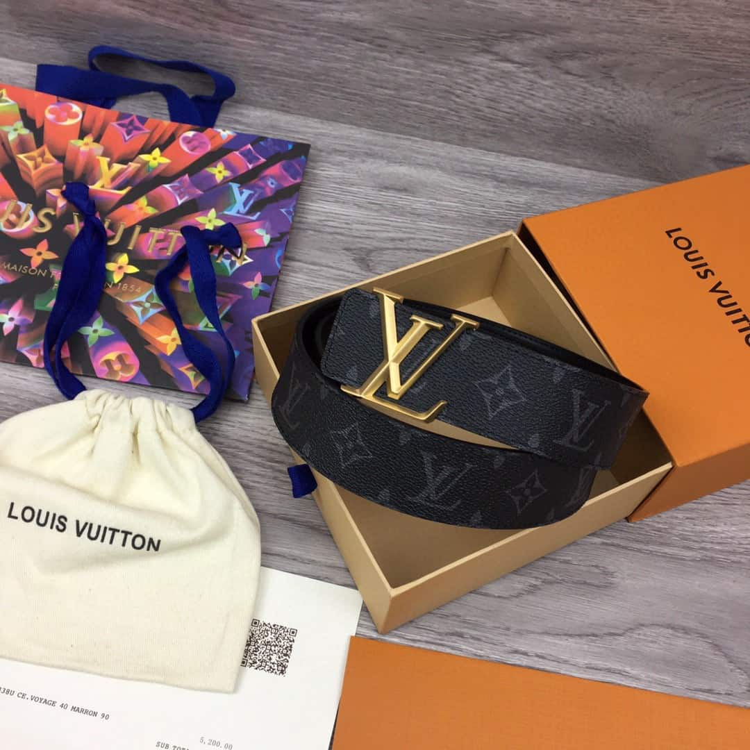 LOUIS VUITTON PYRAMIDE 40MM REVERSIBLE BELT - B180