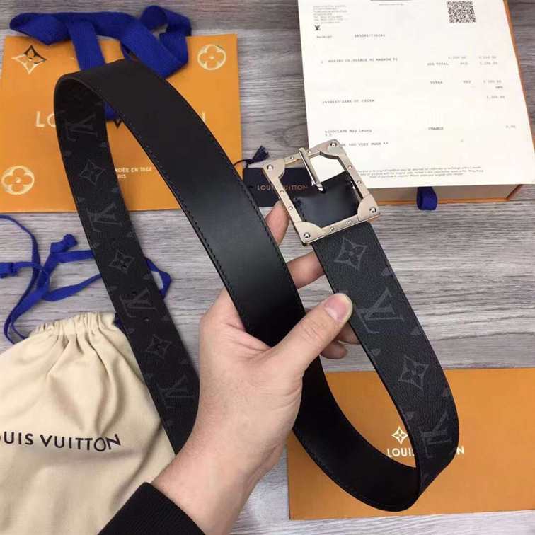 LOUIS VUITTON 3 STEPS 40MM REVERSIBLE BELT - B168