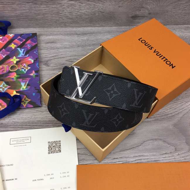 LOUIS VUITTON PYRAMIDE 40MM REVERSIBLE BELT - B178