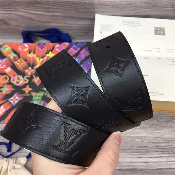 LOUIS VUITTON DIAMOND 40MM REVERSIBLE BELT - B172