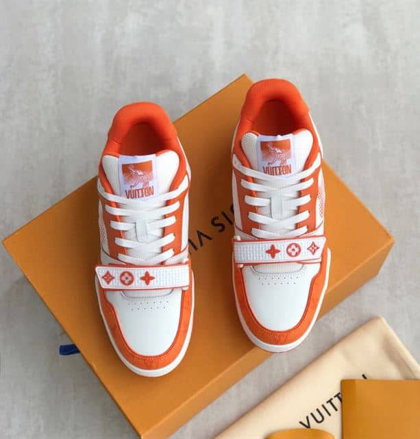 LOUIS VUITTON TRAINER SNEAKER ORANGE - LSVT325