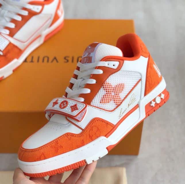 LOUIS VUITTON TRAINER SNEAKER ORANGE - LSVT325