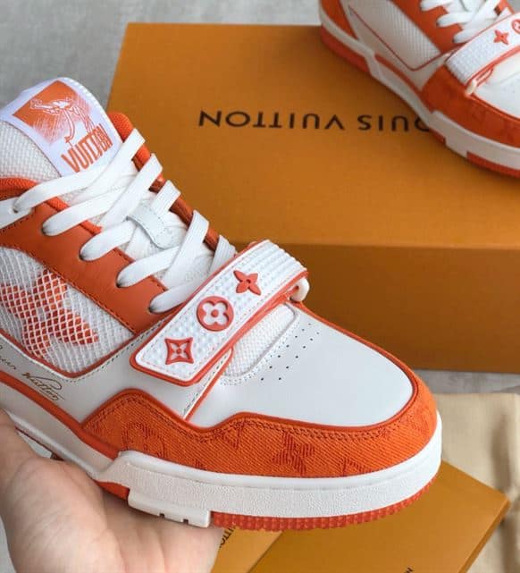 LOUIS VUITTON TRAINER SNEAKER ORANGE - LSVT325