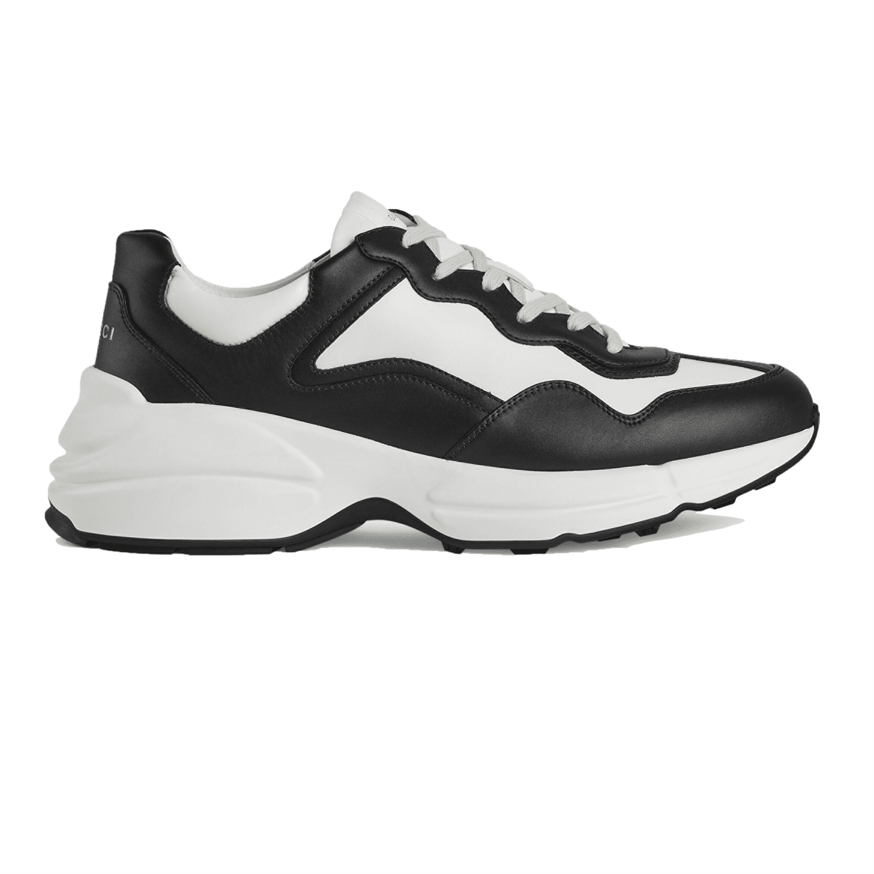 Gucci Rhyton Low Top Sneakers In Black And White – GC124