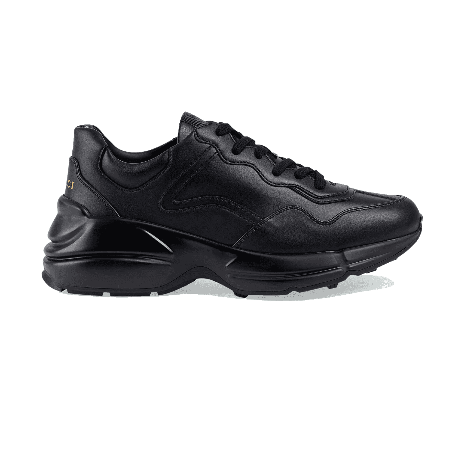 Gucci Rhyton Low Top Sneakers In Black And White – GC125