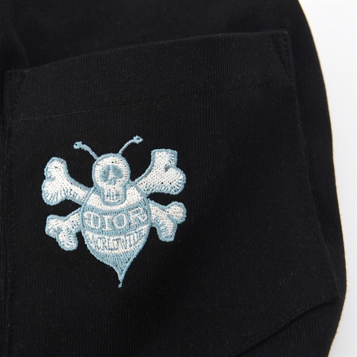 DIOR T-SHIRT WITH BEE EMBROIDERY - DO14