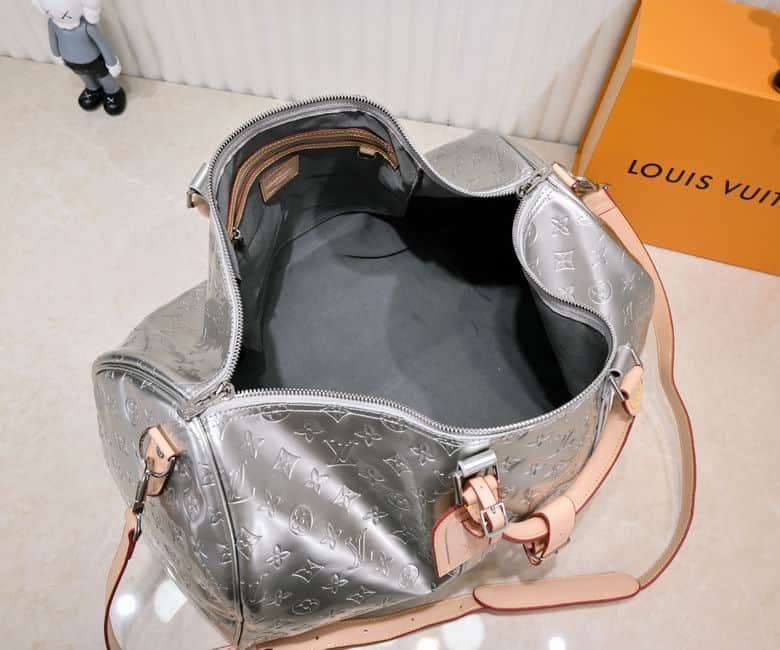LOUIS VUITTON KEEPALL BANDOULIERE 50 SILVER