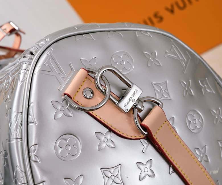 LOUIS VUITTON KEEPALL BANDOULIERE 50 SILVER