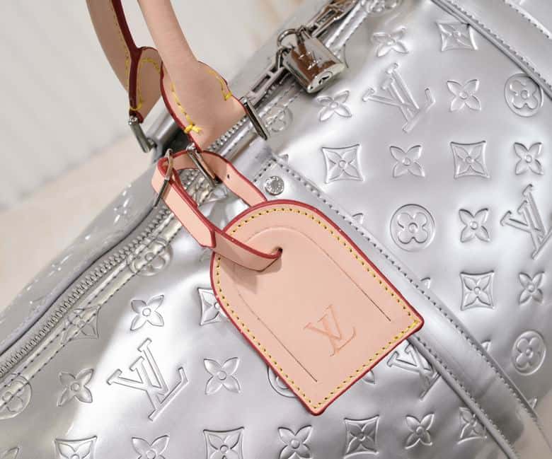 LOUIS VUITTON KEEPALL BANDOULIERE 50 SILVER