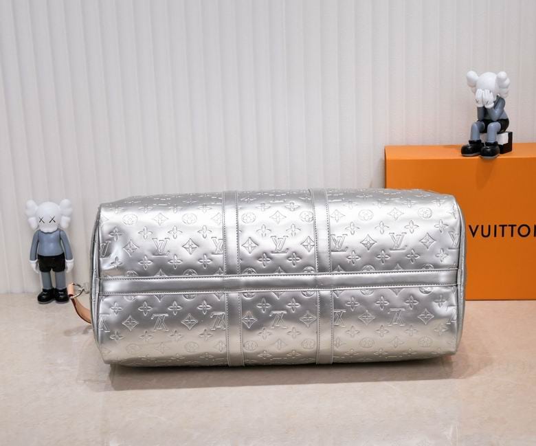 LOUIS VUITTON KEEPALL BANDOULIERE 50 SILVER