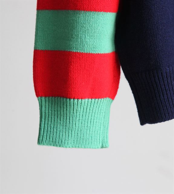 GG Cotton Wool Striped Cardigan - RJK02