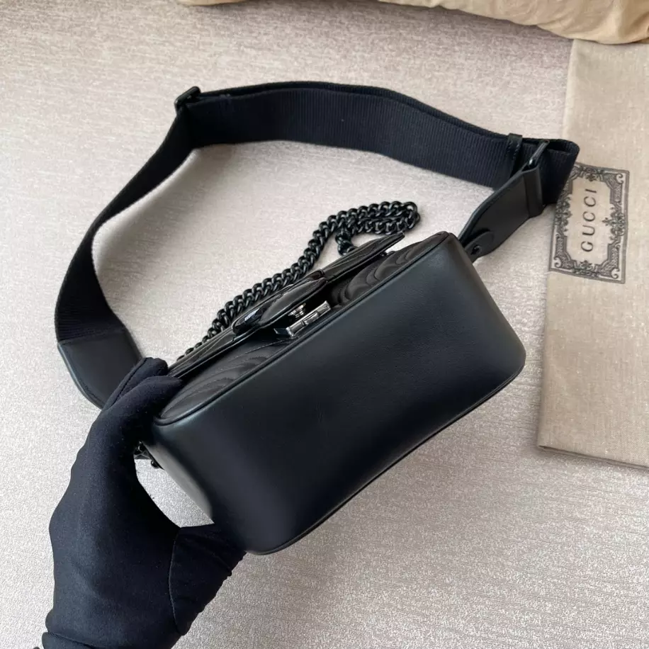 GG MARMONT MATELASSÉ SHOULDER BAG - GBC109