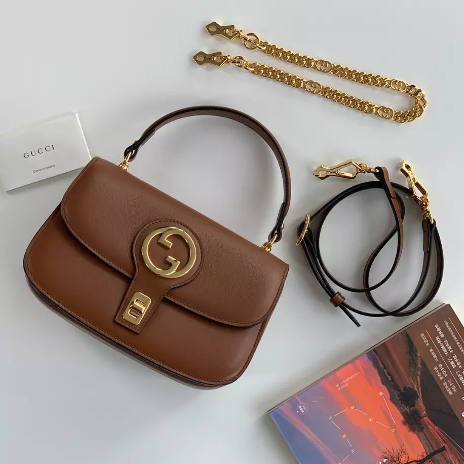 GUCCI BLONDIE SMALL TOP HANDLE BAG - GBC105