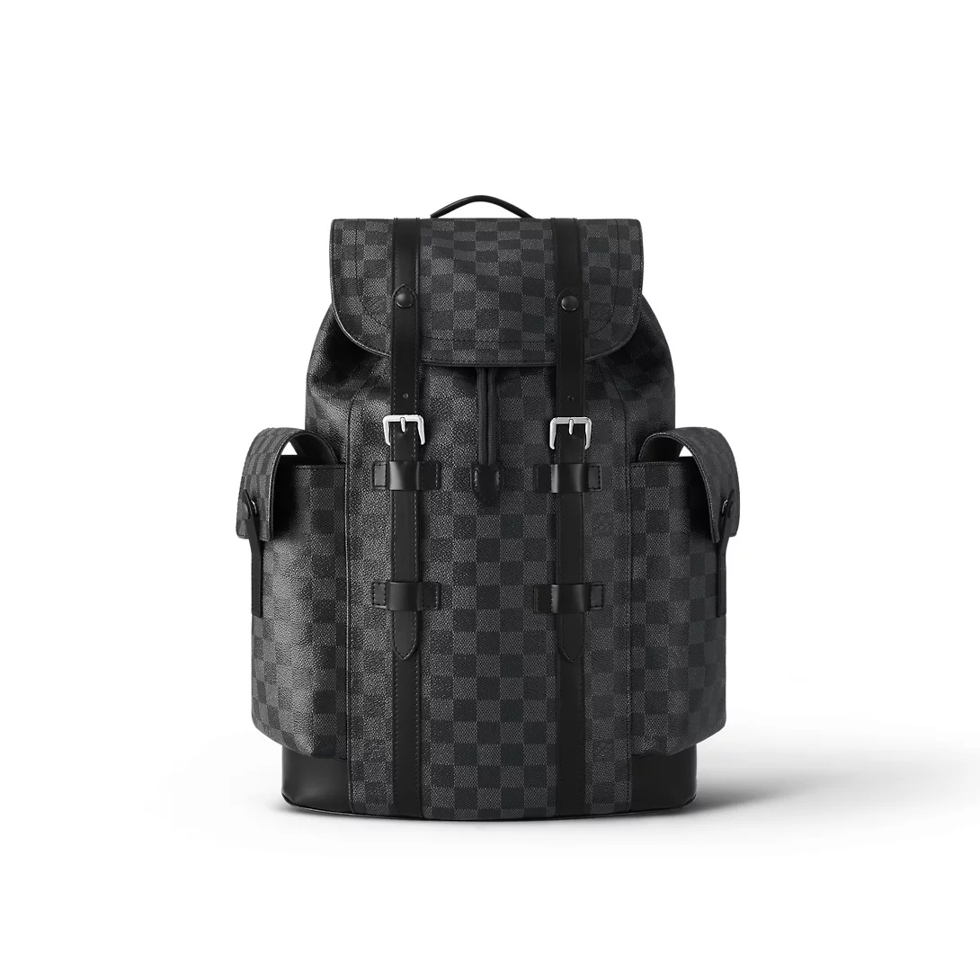LOUIS VUITTON CHRISTOPHER PM DAMIER GRAPHITE CANVAS - LBV389