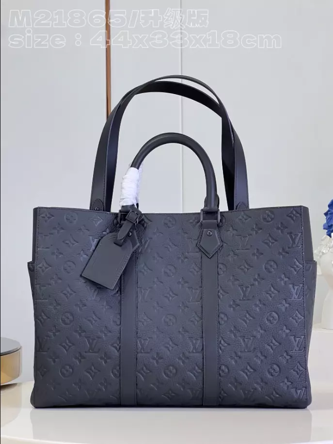 LOUIS VUITTON SAC PLAT 24H MONOGRAM TAURILLON LEATHER - LBV392