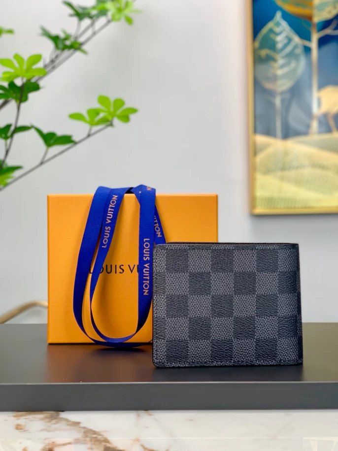 LV MULTIPLE WALLET DAMIER GRAPHITE - RRG097