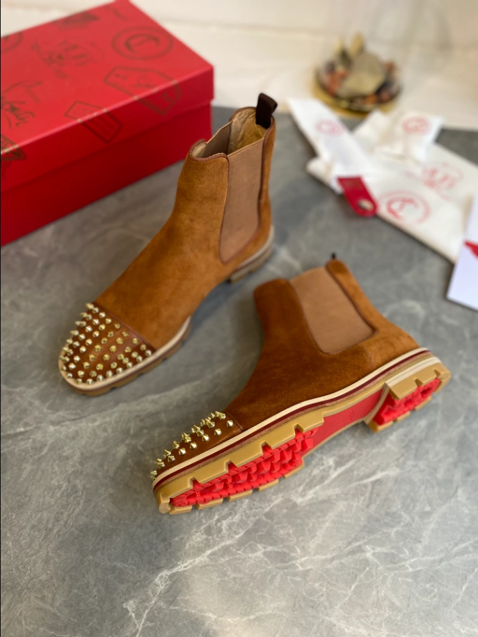 CHRISTIAN LOUBOUTIN HIGH-TOP SNEAKER - CL177