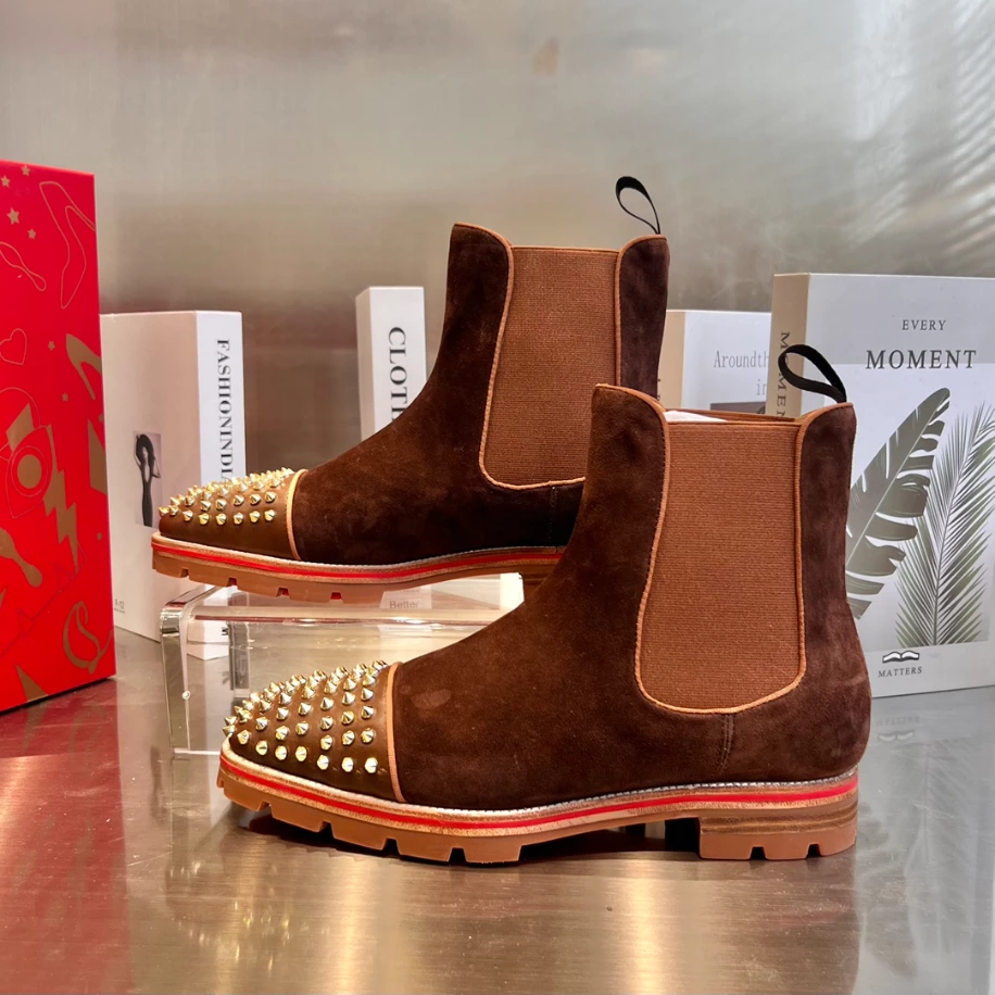 CHRISTIAN LOUBOUTIN HIGH-TOP SNEAKER - CL178