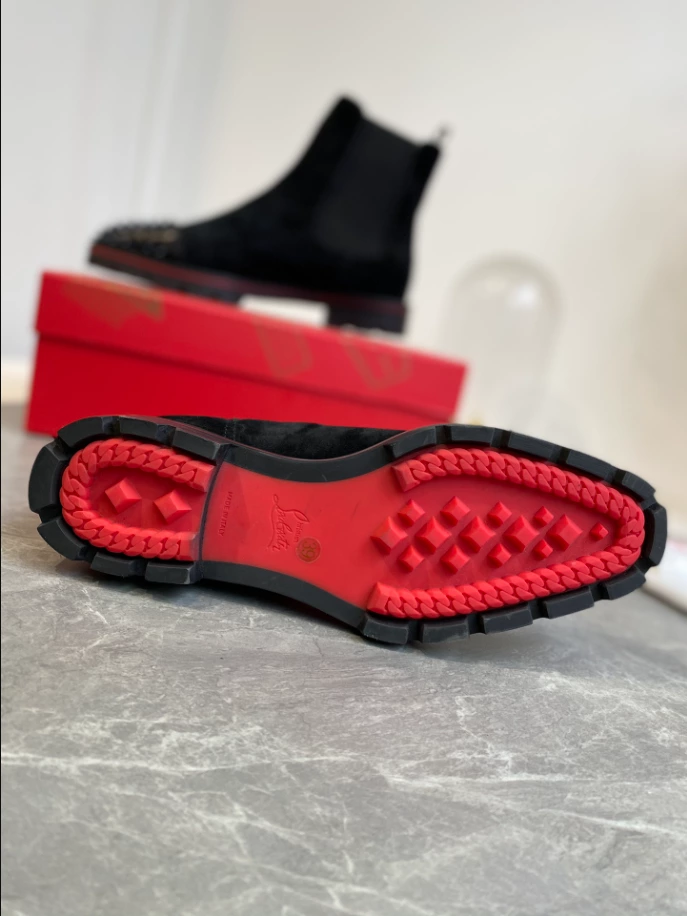 CHRISTIAN LOUBOUTIN HIGH-TOP SNEAKER - CL180