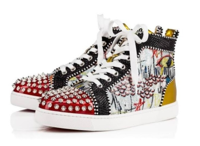 CHRISTIAN LOUBOUTIN HIGH-TOP SNEAKER - CL182