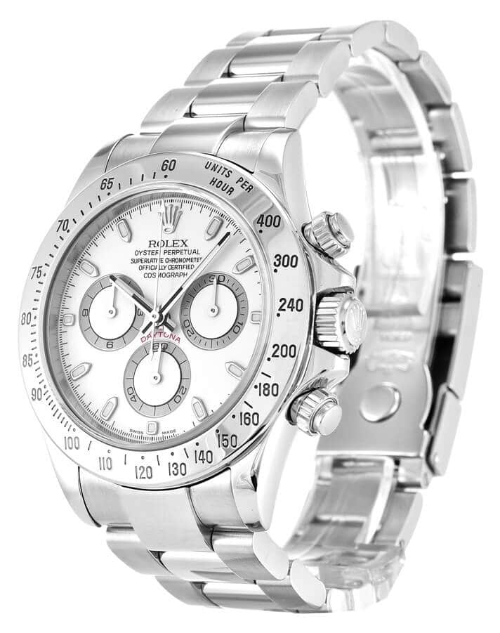 ROLEX COSMOGRAPH DAYTONA 116520 40MM WHITE DIAL IN STEEL