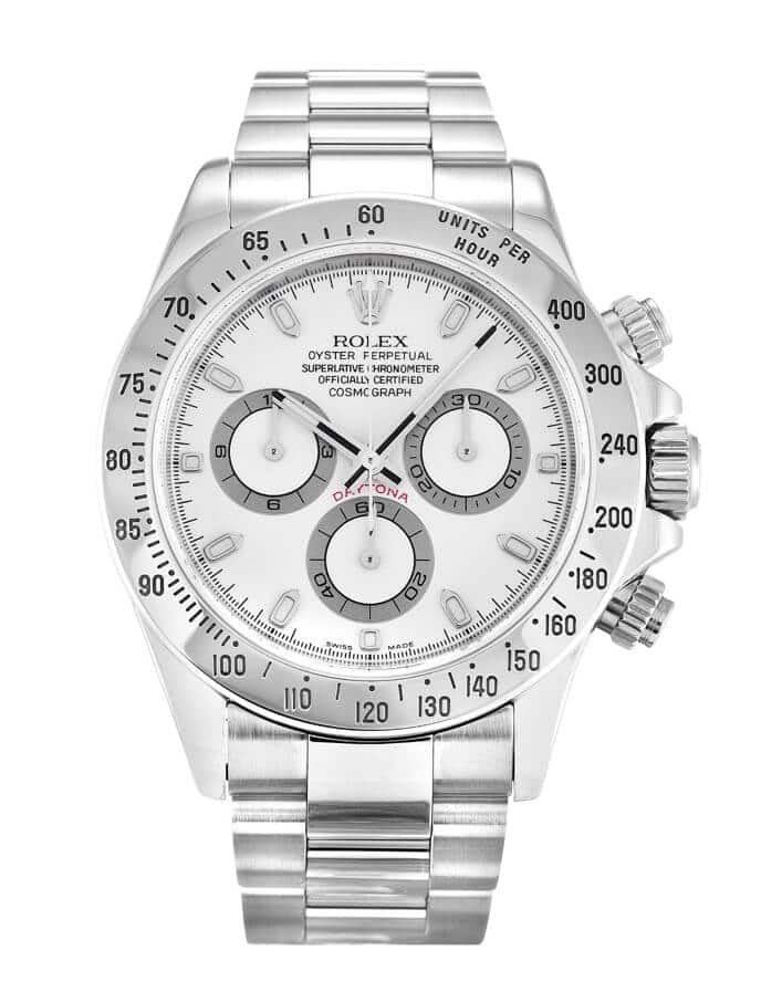 ROLEX COSMOGRAPH DAYTONA 116520 40MM WHITE DIAL IN STEEL