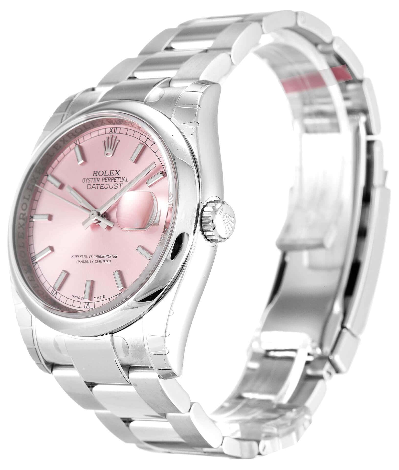 ROLEX DATEJUST 116200 36MM PINK DIAL