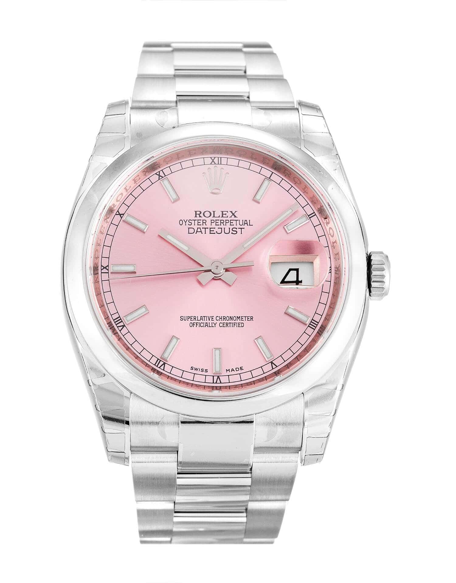ROLEX DATEJUST 116200 36MM PINK DIAL