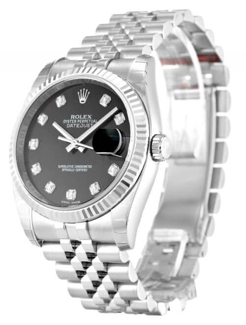 ROLEX DATEJUST116234 36MM BLACK DIAL