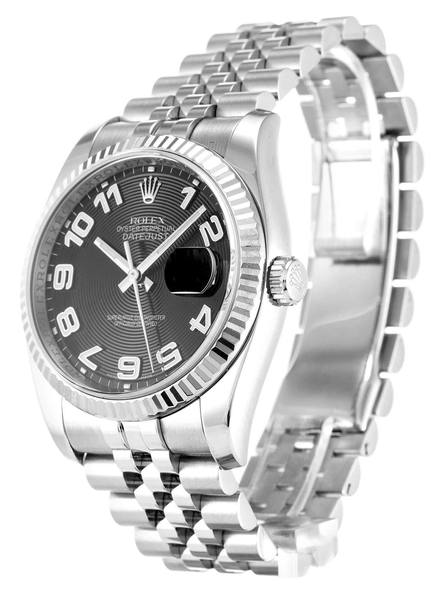 ROLEX DATEJUST 116234 36MM BLACK DIAL