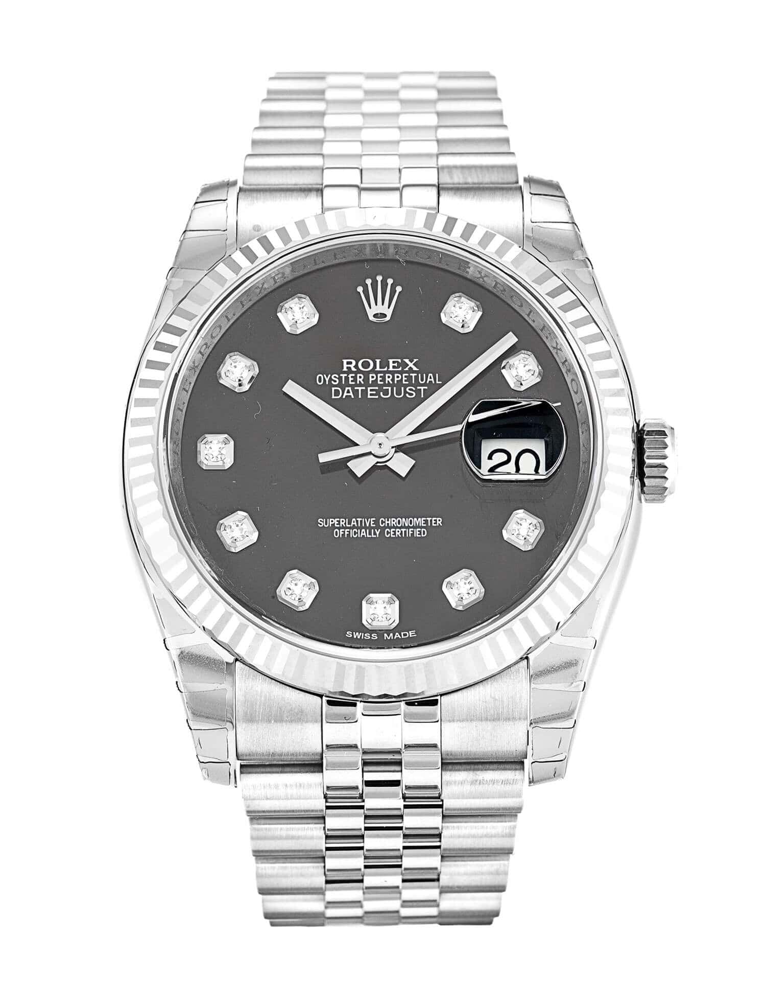 ROLEX DATEJUST116234 36MM BLACK DIAL