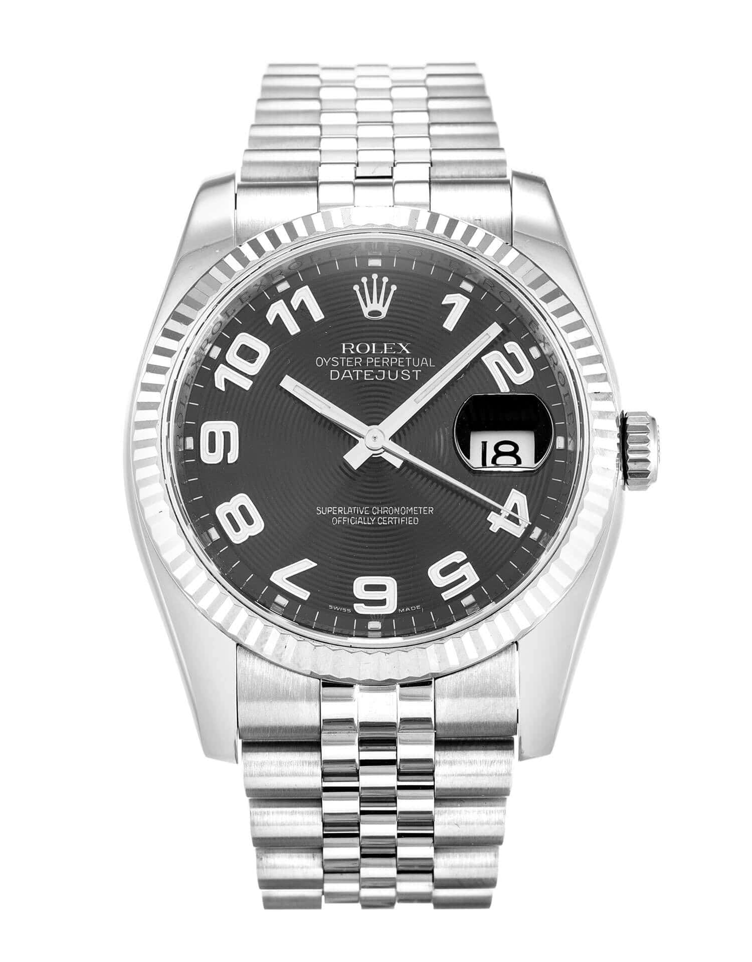 ROLEX DATEJUST 116234 36MM BLACK DIAL