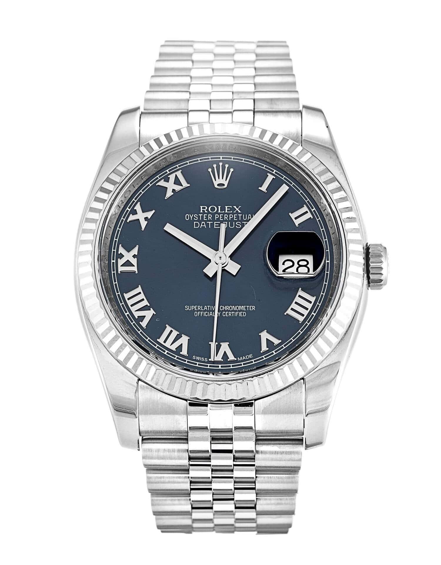 ROLEX DATEJUST 116234 36MM BLUE DIAL