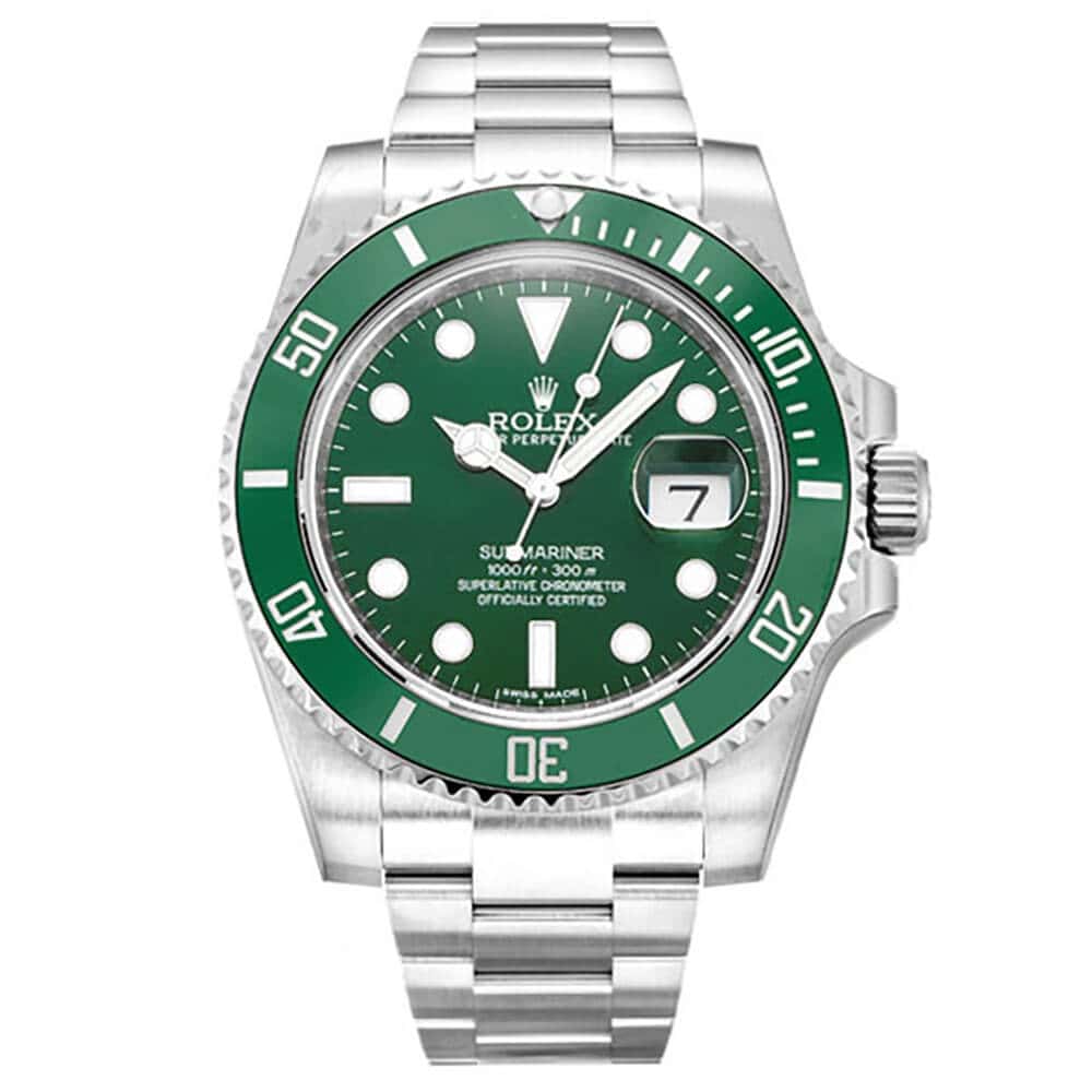ROLEX SUBMARINER 116610LV 40MM GREEN DIAL