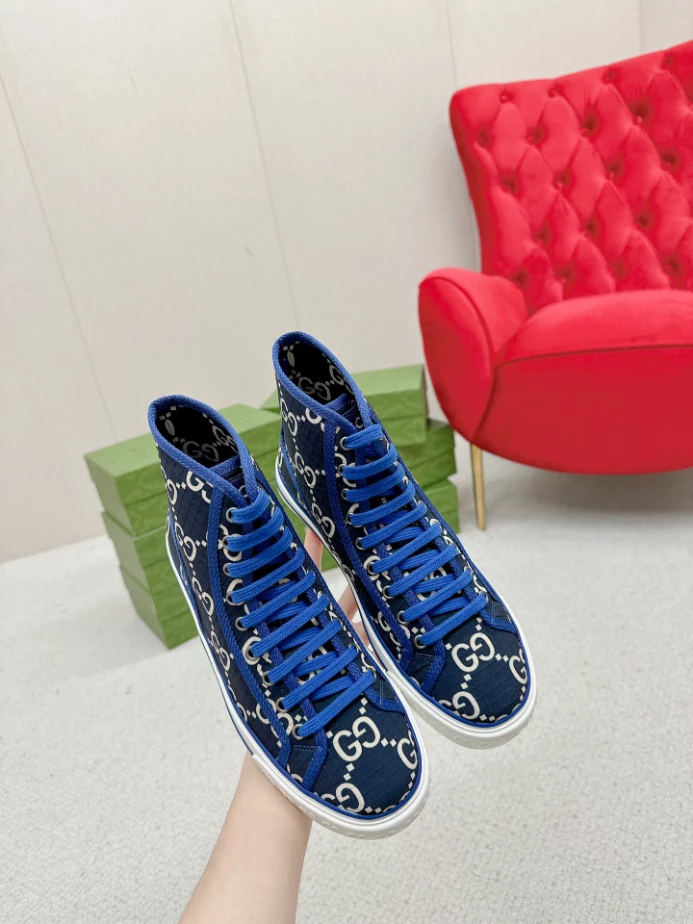 MEN'S GUCCI TENNIS 1977 HIGH-TOP SNEAKER