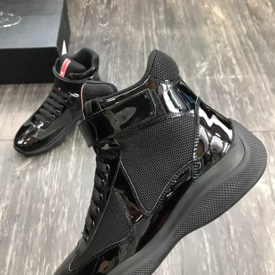 PRADA AMERICA'S CUP HIGH-TOP SNEAKERS