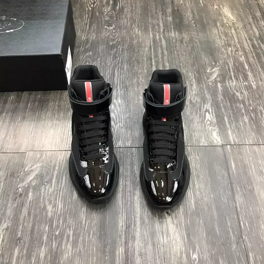 PRADA AMERICA'S CUP HIGH-TOP SNEAKERS