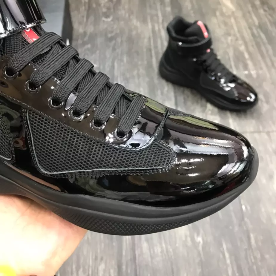 PRADA AMERICA'S CUP HIGH-TOP SNEAKERS